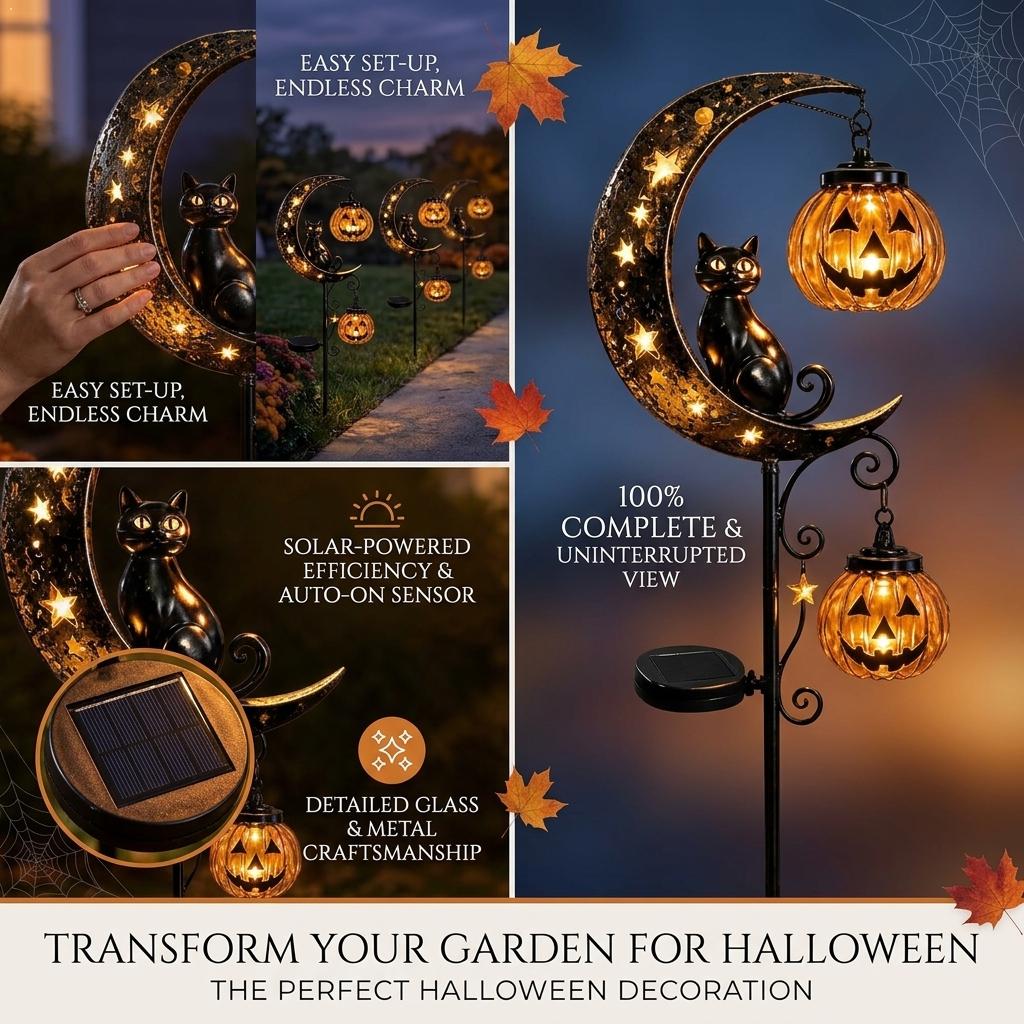 Outdoor Lighting Yard Stakes - Luminária de Jardim LED de Metal