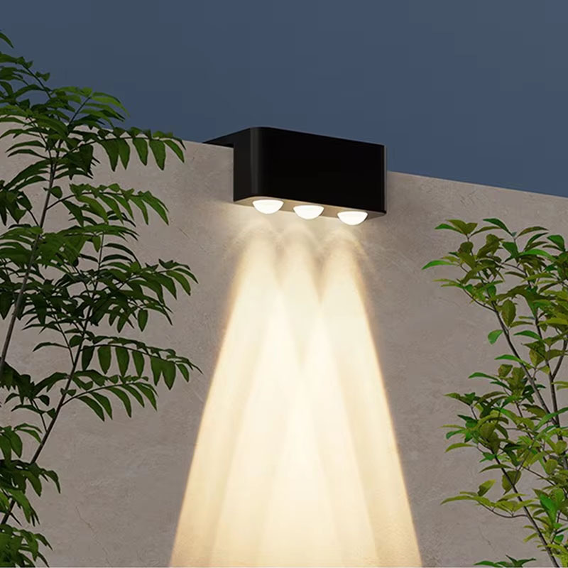 Solar Wall Sconce - 1/2/4PCS Luminária Solar de Parede Externa
