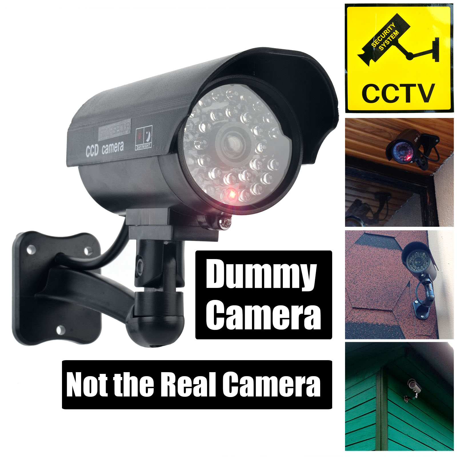 Outdoor Lighting Video - Smarsecur câmera falsa manequim à prova