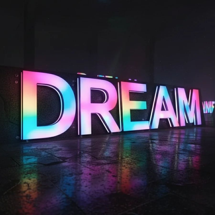 Outdoor Lighting Logo - Personalizado rgb metal led sinal de