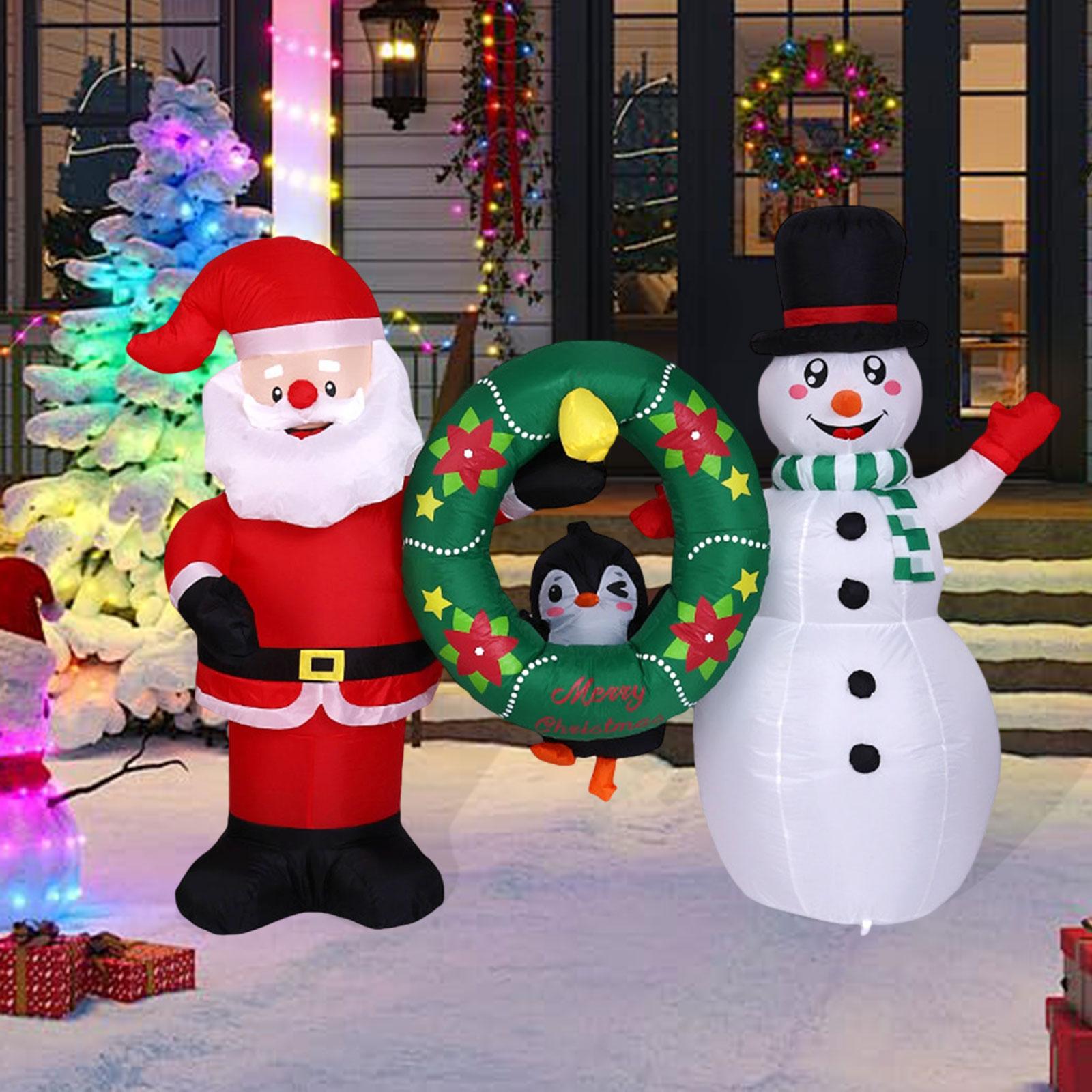 Outdoor Lighting For Christmas - Decoração inflável de natal, ao ar