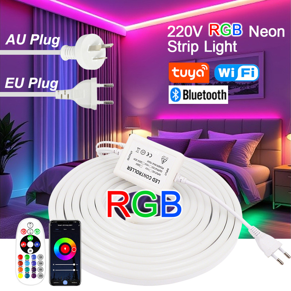 Outdoor Lighting Timer Switch - Fita de LED Neon RGB 220V