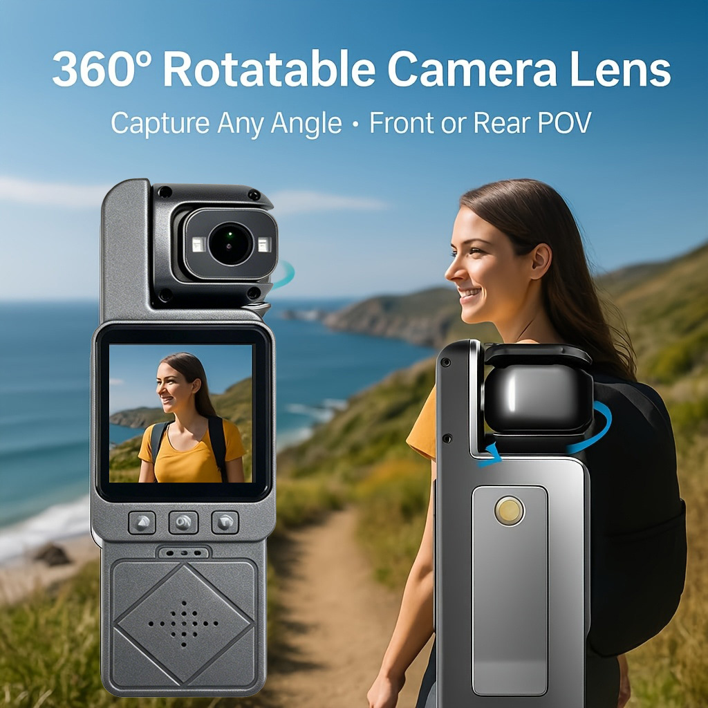 Outdoor Lighting Video - Câmera de Ação Portátil DV02 4K