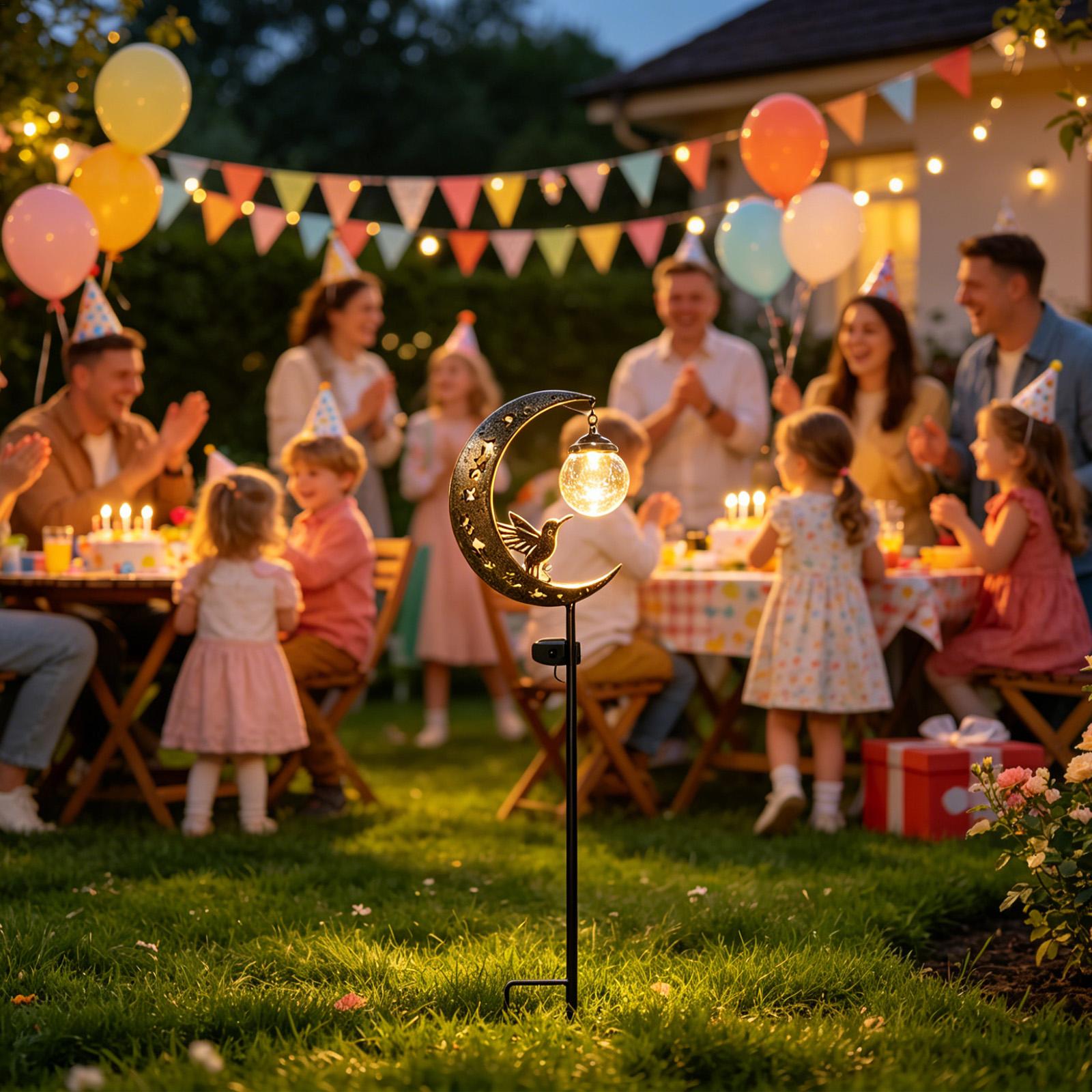 Outdoor Lighting Yard Stakes - Luzes solares para jardim, estátuas de