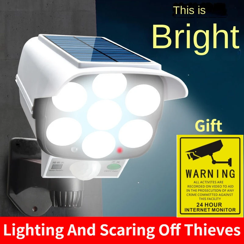 Outdoor Lighting Video - Luz solar ao ar livre sensor