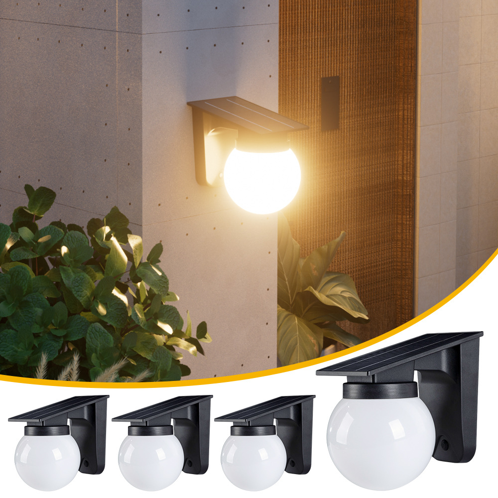 Solar Wall Sconce - Esfera solar luzes de parede ao