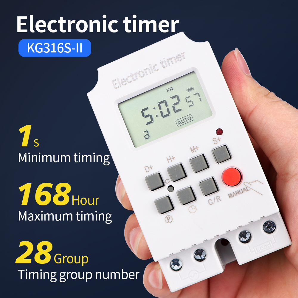 Outdoor Lighting Timer Switch - KG316S automático eletrônico Digital Timer Switch,