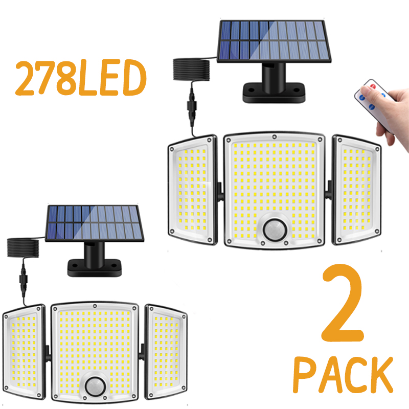 Solar Wall Sconce - Luz Solar LED para Exterior com