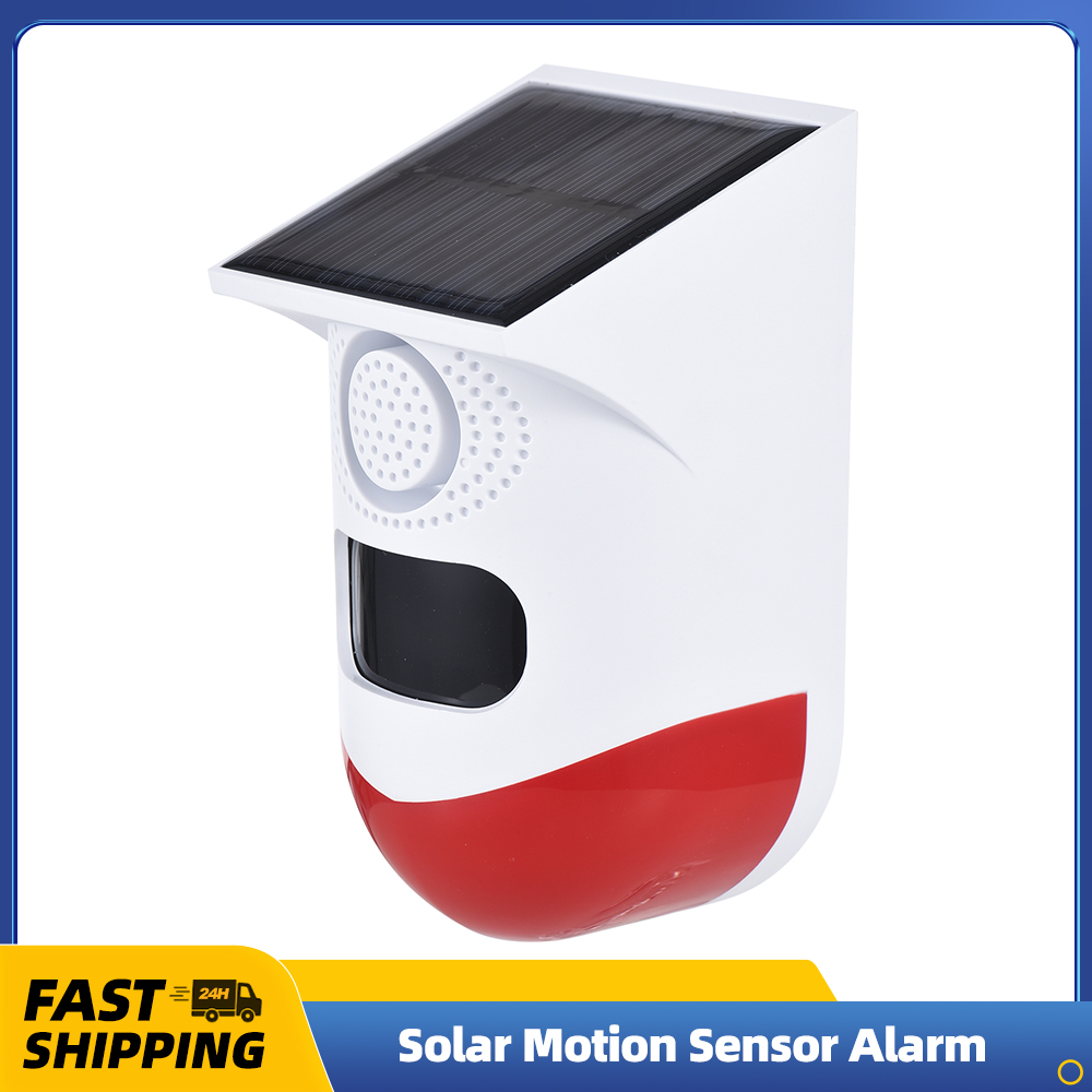 Solar Wall Sconce - Sensor de movimento solar alarme ao