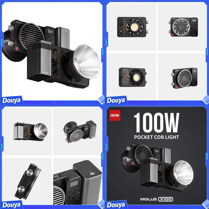 Outdoor Lighting Video - ZHIYUN Molus X100 Luz LED COB