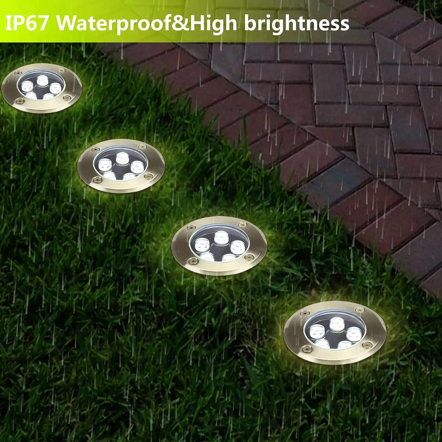 Outdoor Lighting Underground Wiring - Luzes de caminho embutidas ao ar