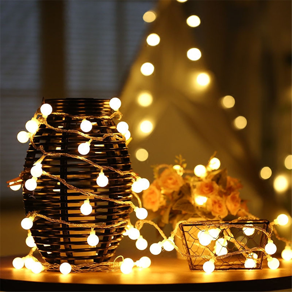 Luzes de Cordão Solares/USB/Ba - Outdoor Lighting For Christmas avaliação e preço