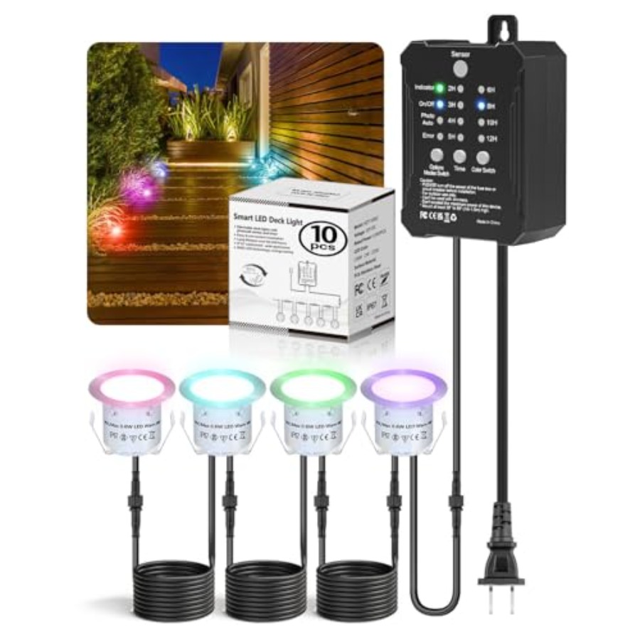Kit de Luzes RGB para Deck com - Outdoor Lighting Kit With Transformer avaliação e preço