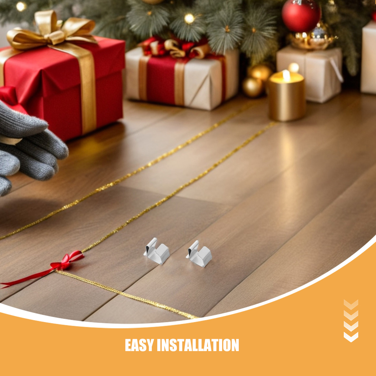 200 Peças de Clipes para Calha - Outdoor Lighting For Christmas avaliação e preço