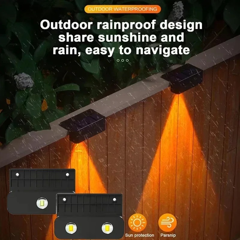 1/2/4PCS Luminária Solar de Pa - Solar Wall Sconce avaliação e preço