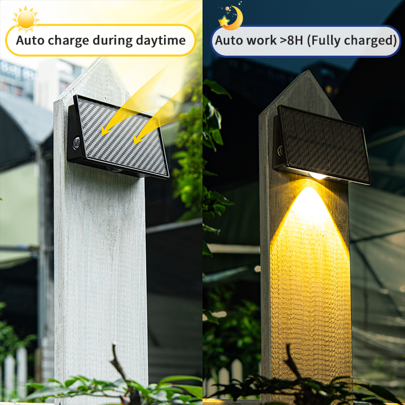 Luzes Solares LED Externas de  - Solar Wall Sconce avaliação e preço