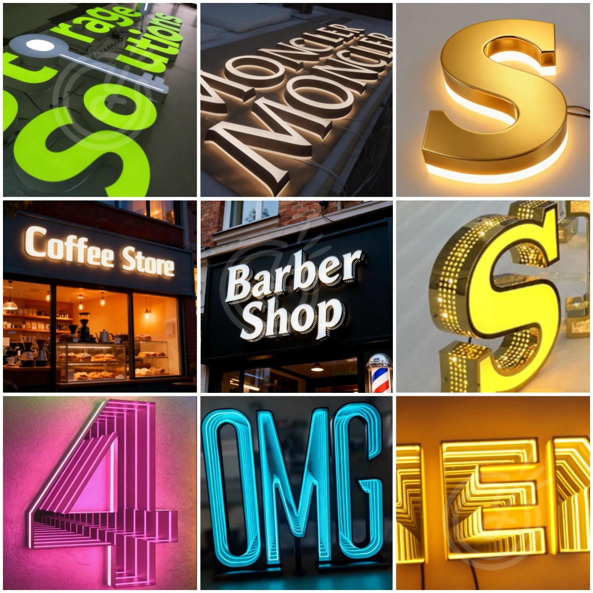 Letreiros de Acrílico Personal - Outdoor Lighting Logo avaliação e preço