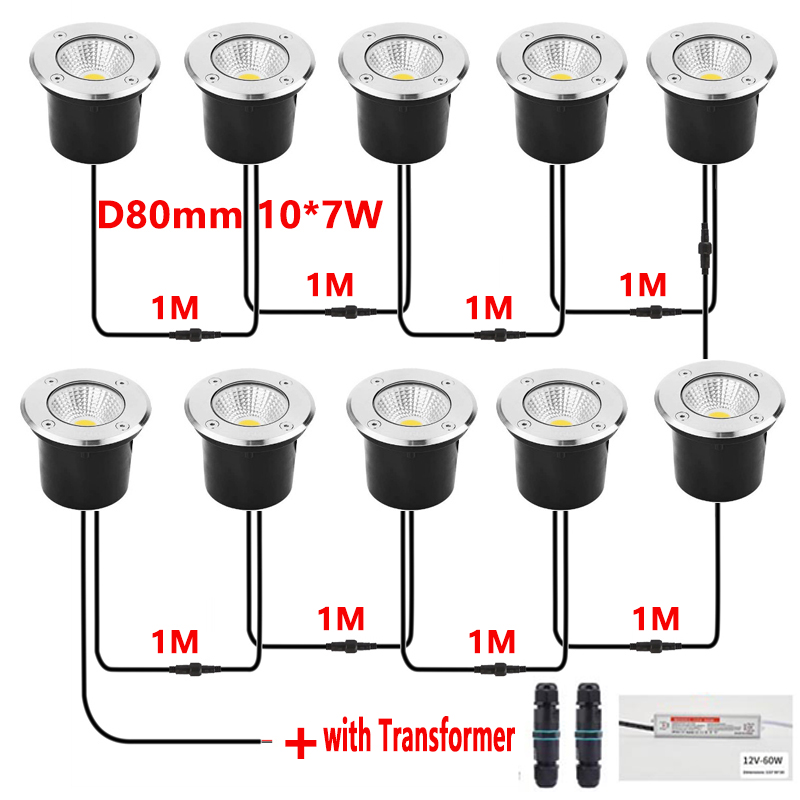 Luz LED de Embutir 12V IP67 à  - Outdoor Lighting Underground Wiring avaliação e preço