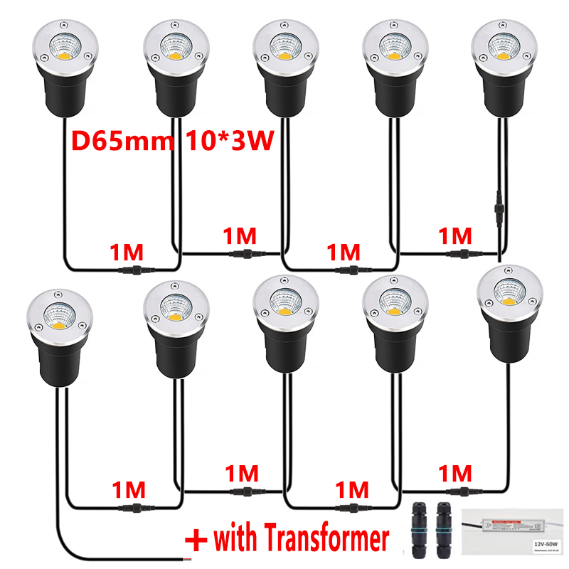 Luz LED de Embutir 12V IP67 à  - Outdoor Lighting Underground Wiring avaliação e preço