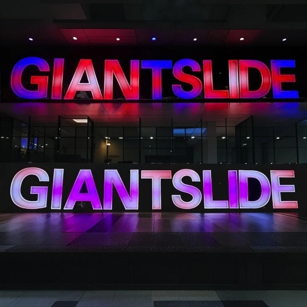 Personalizado rgb metal led si - Outdoor Lighting Logo avaliação e preço