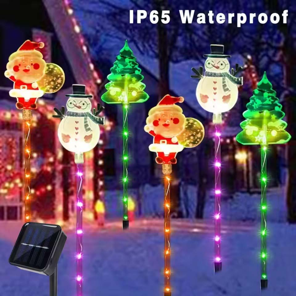 1 Conjunto de Luzes Solares de - Outdoor Lighting For Christmas avaliação e preço