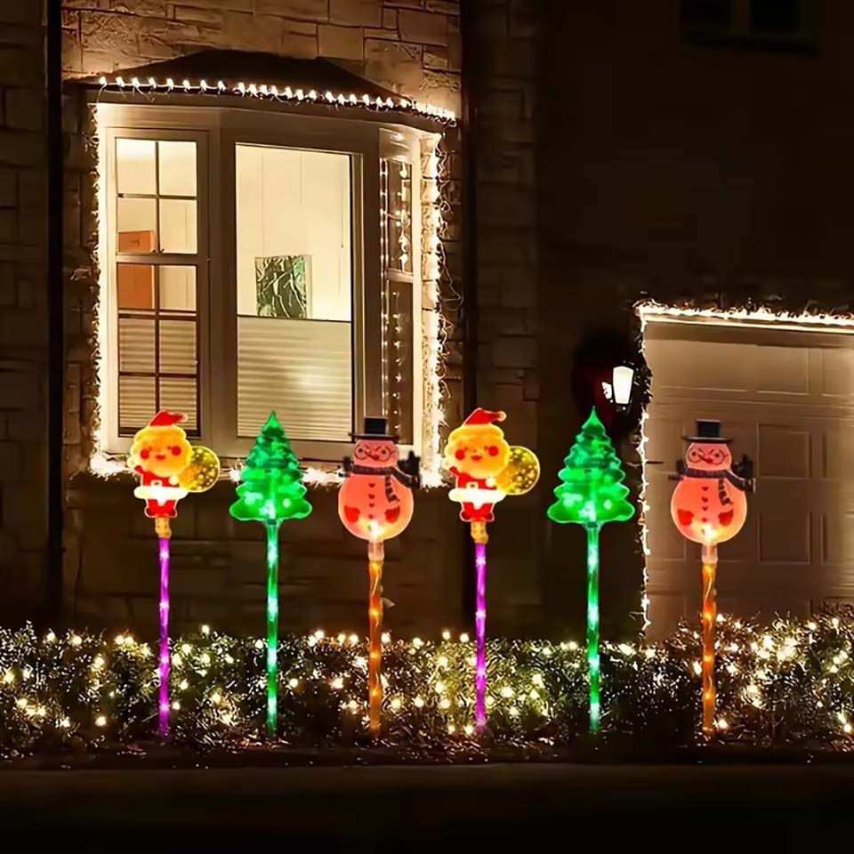 1 Conjunto de Luzes Solares de - Outdoor Lighting For Christmas avaliação e preço