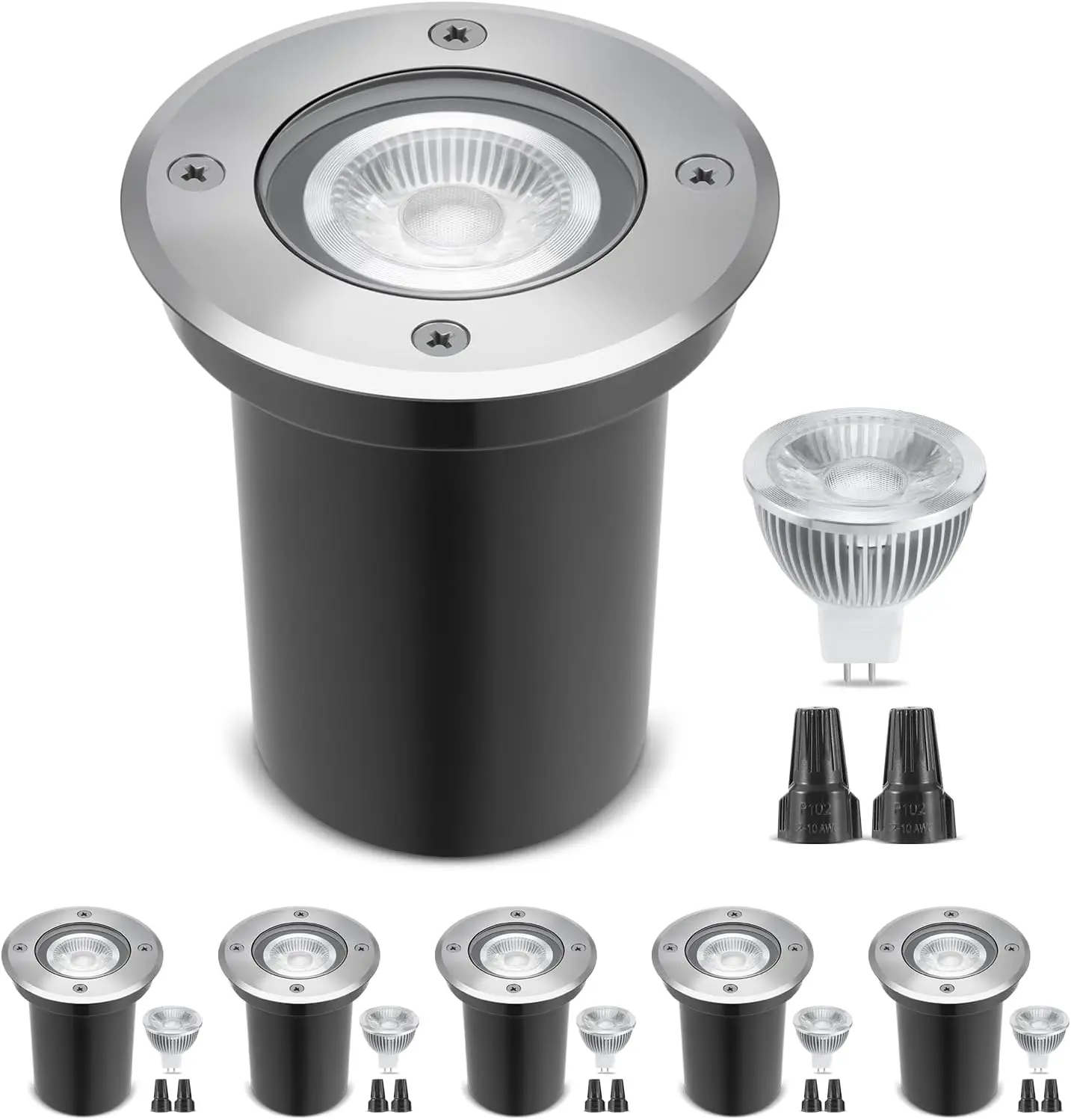 Pacote com 6 Luzes LED de Pais - Outdoor Lighting Underground Wiring avaliação e preço