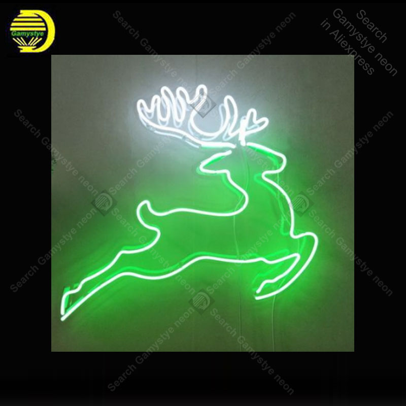 Sinal de néon para cervos corr - Outdoor Lighting Expressions avaliação e preço