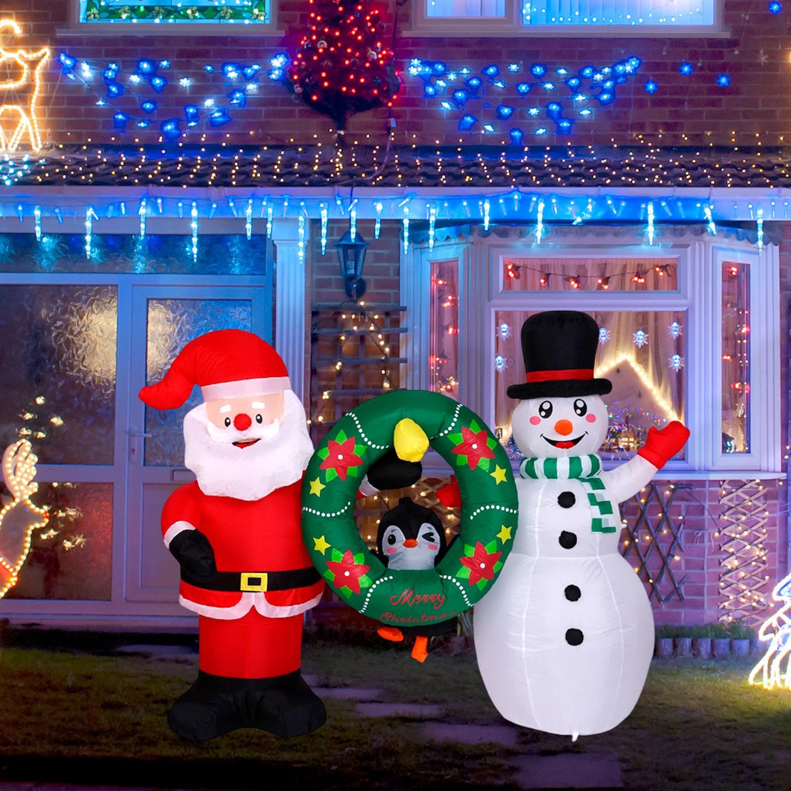 Decoração inflável de natal, a - Outdoor Lighting For Christmas avaliação e preço