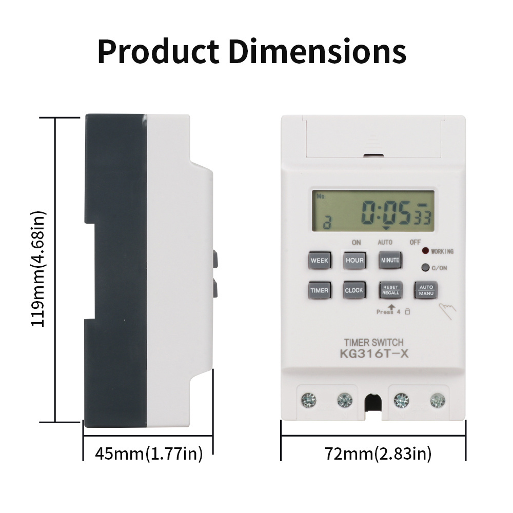 Interruptor de controle de tem - Outdoor Lighting Timer Switch avaliação e preço