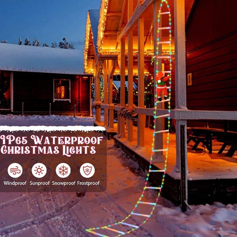 Luzes de Natal LED, Cordão de  - Xmas Outdoor Lighting Decorations avaliação e preço