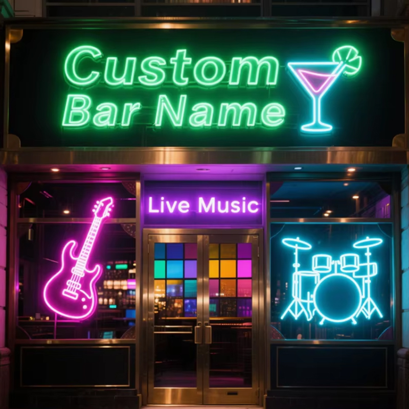 Letreiros de Neon Personalizad - Outdoor Lighting Logo avaliação e preço