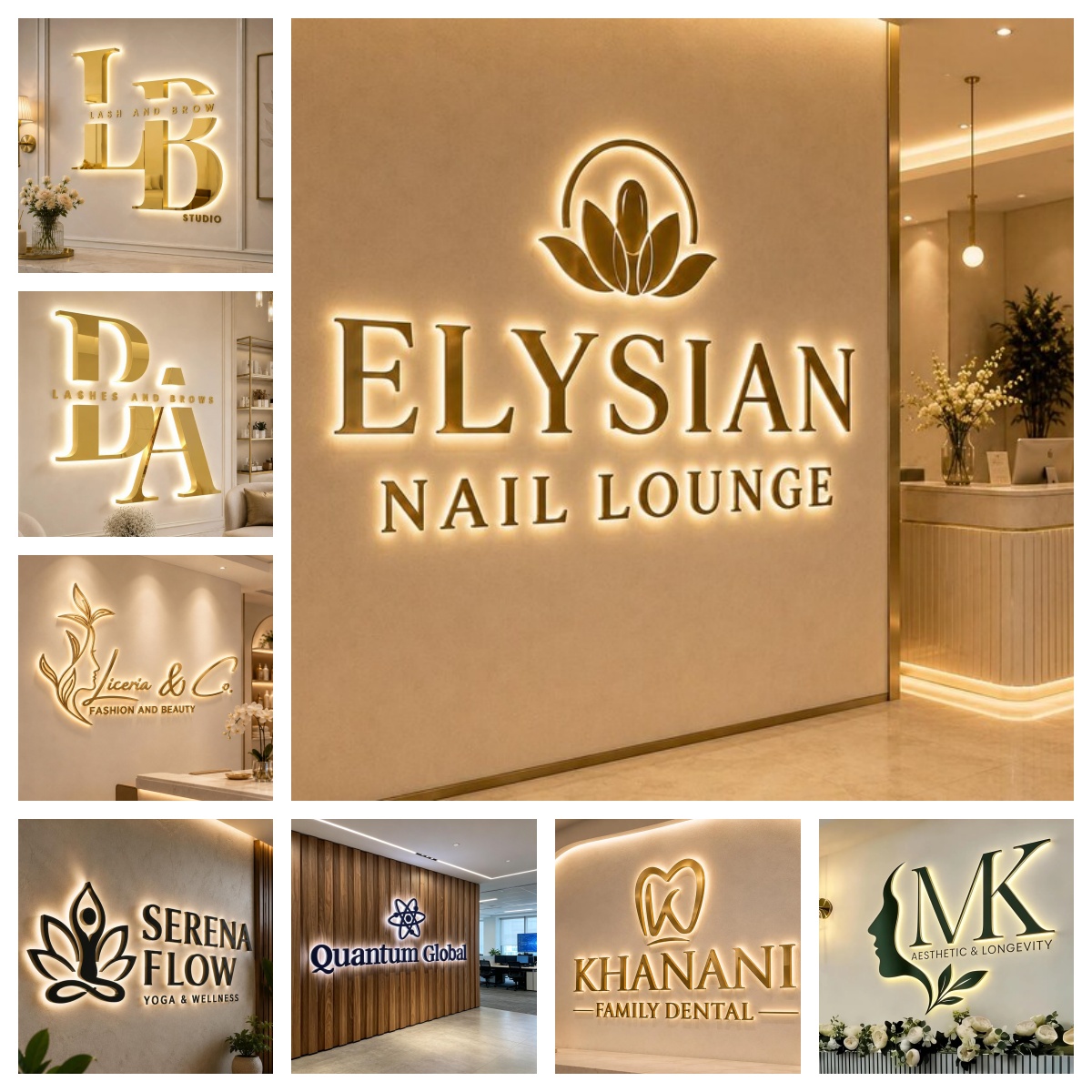 Letreiro Metálico Personalizad - Outdoor Lighting Logo avaliação e preço