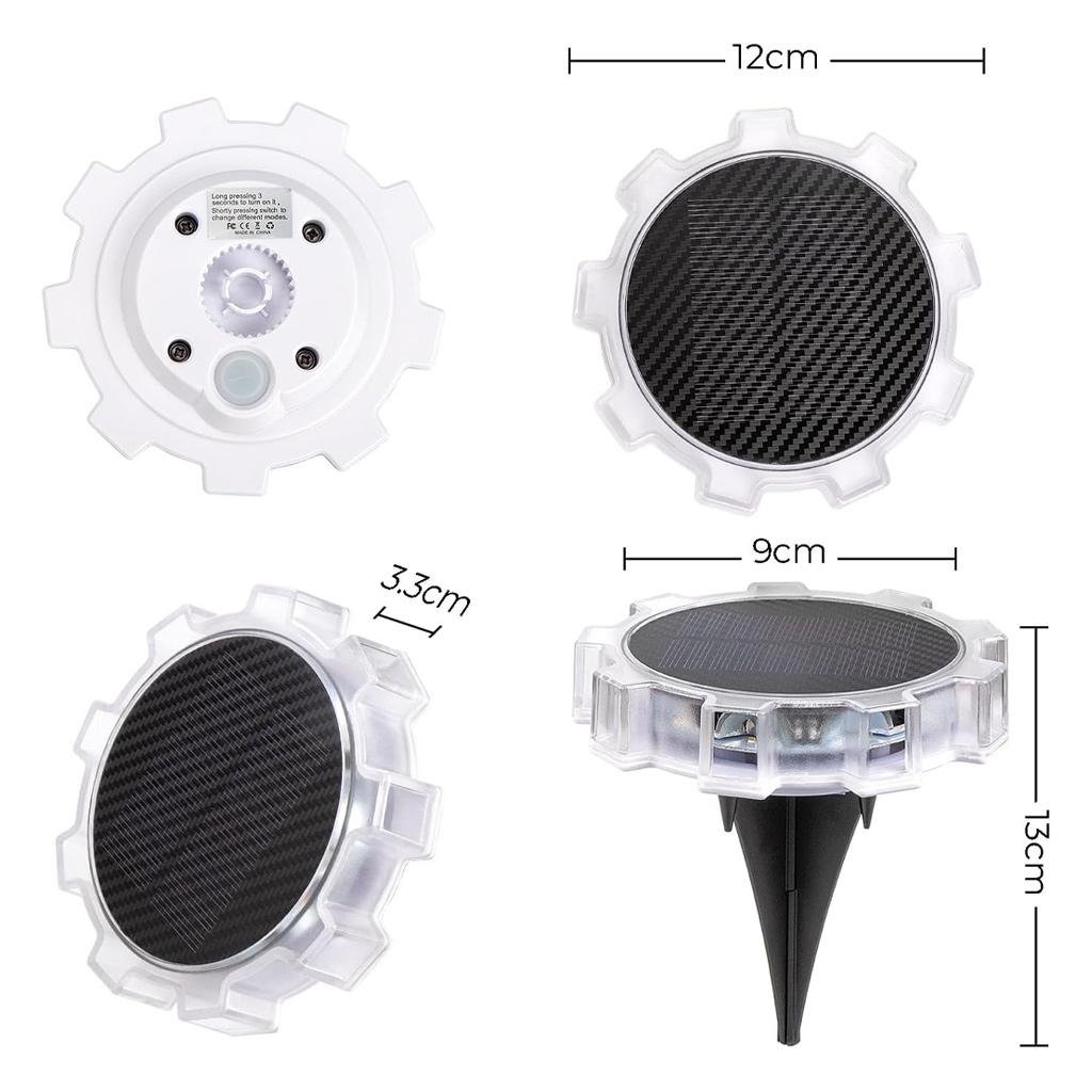 Luzes solares de chão com 9 LE - Outdoor Lighting Ground Fixtures avaliação e preço