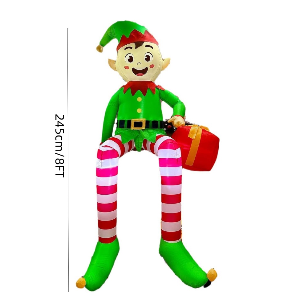 8ft infláveis de natal sentado - Outdoor Lighting For Christmas avaliação e preço