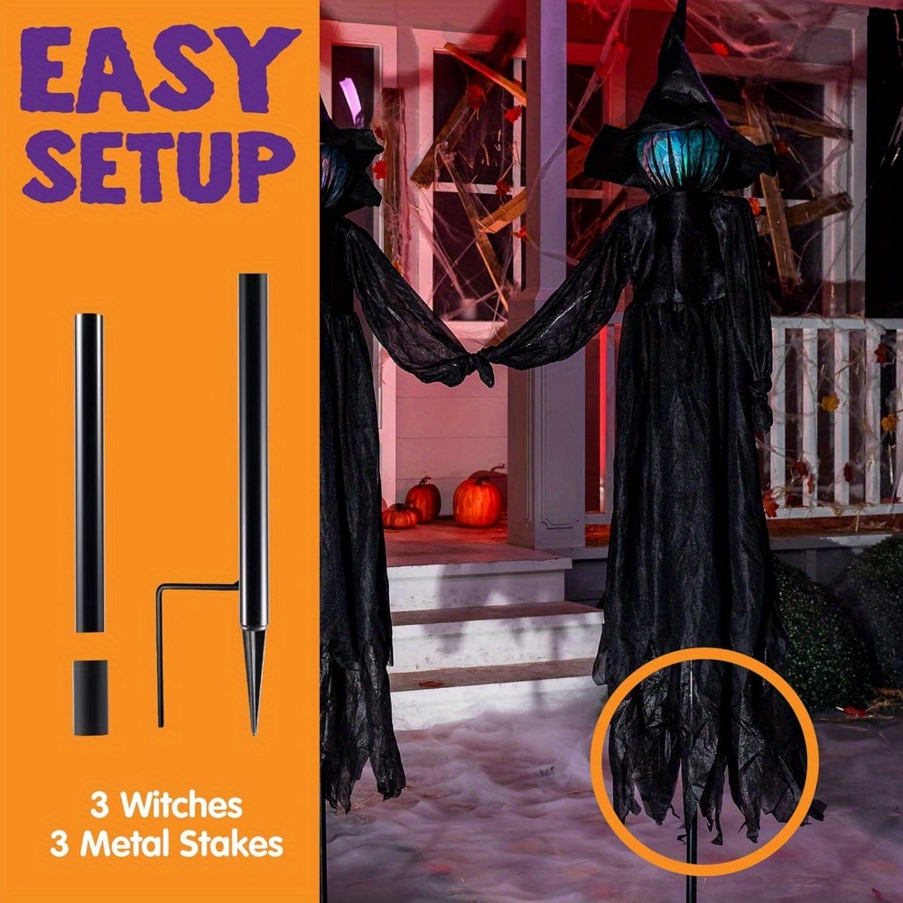 Pacote com 3 Decorações de Bru - Outdoor Lighting Yard Stakes avaliação e preço