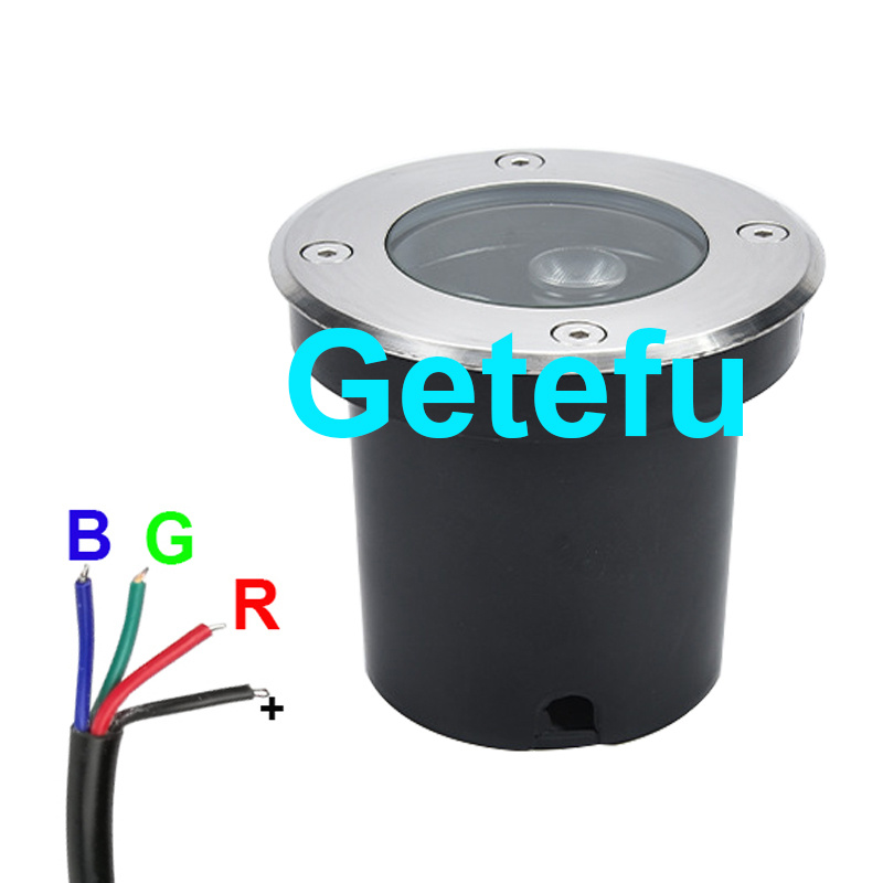 4 fios rgb led luz subterrânea - Outdoor Lighting Underground Wiring avaliação e preço