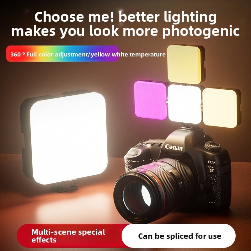 Luz de bolso RGB para fotograf - Outdoor Lighting Video avaliação e preço