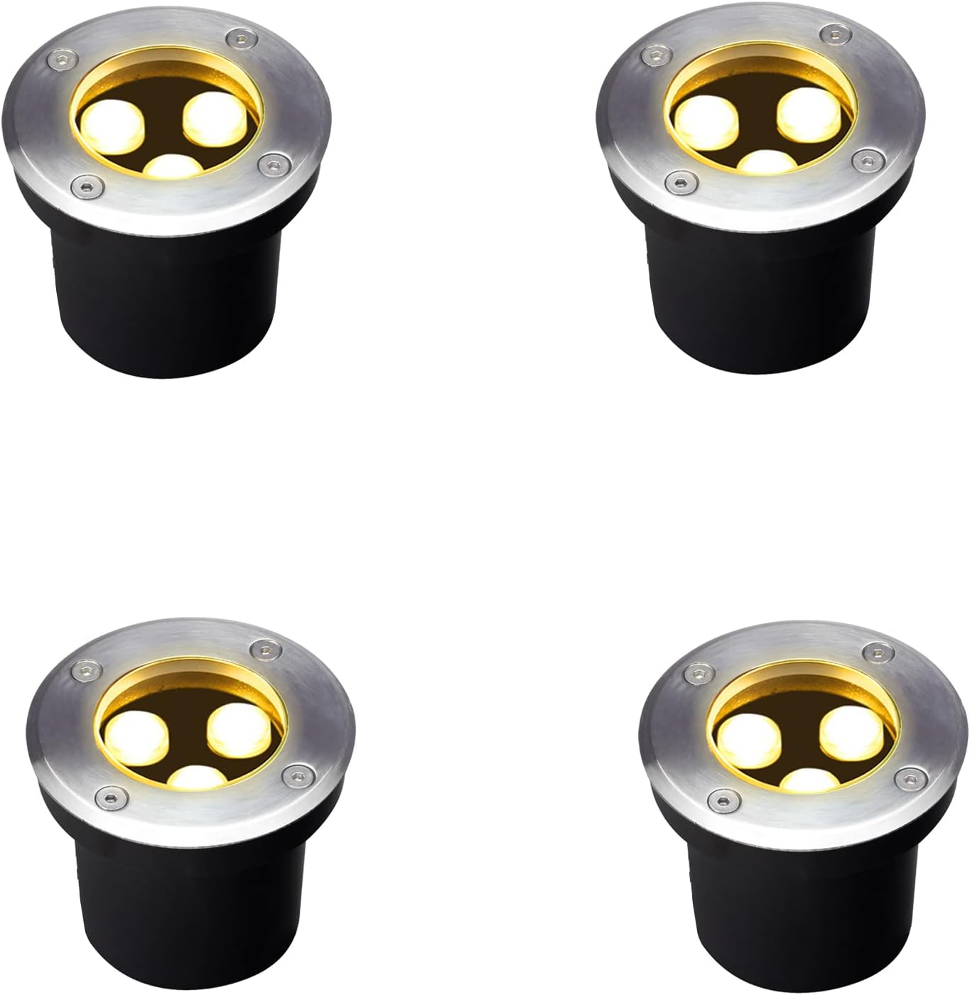 Pacote com 4 Luzes de Jardim E - Outdoor Lighting Underground Wiring avaliação e preço