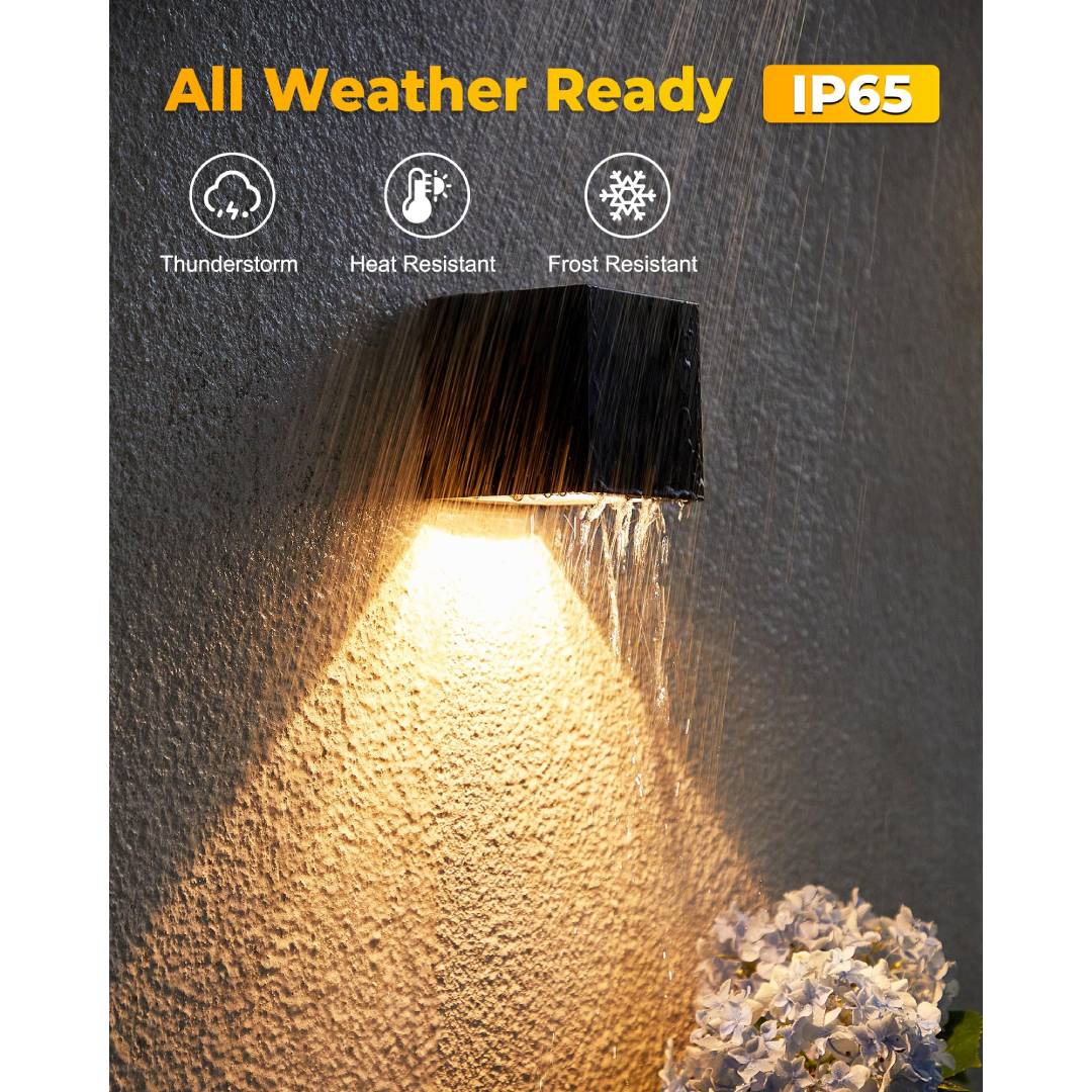 Luz solar de parede para exter - Solar Wall Sconce avaliação e preço