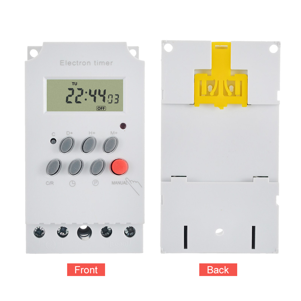 AC 220V 25A Temporizador Progr - Outdoor Lighting Timer Switch avaliação e preço
