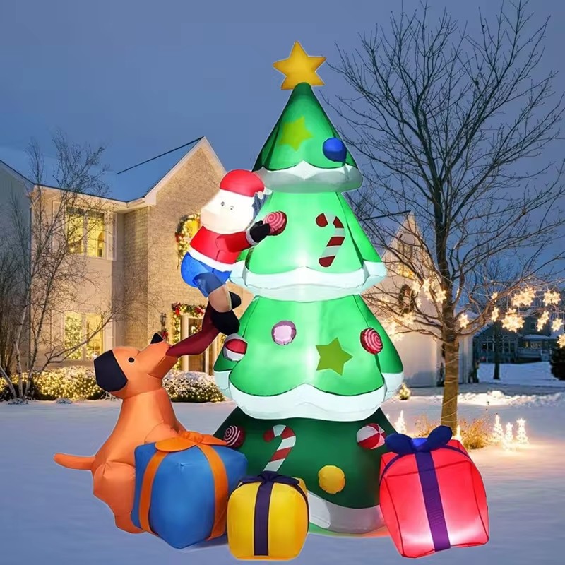Árvore De Natal Cão Modelo Inf - Xmas Outdoor Lighting Decorations avaliação e preço