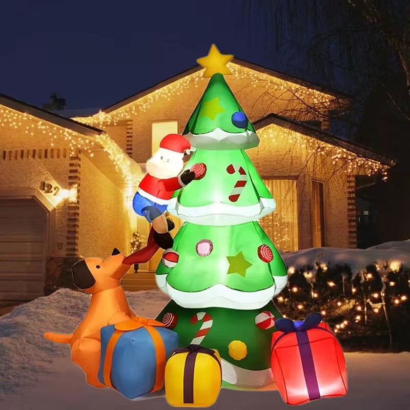 Árvore De Natal Cão Modelo Inf - Xmas Outdoor Lighting Decorations avaliação e preço