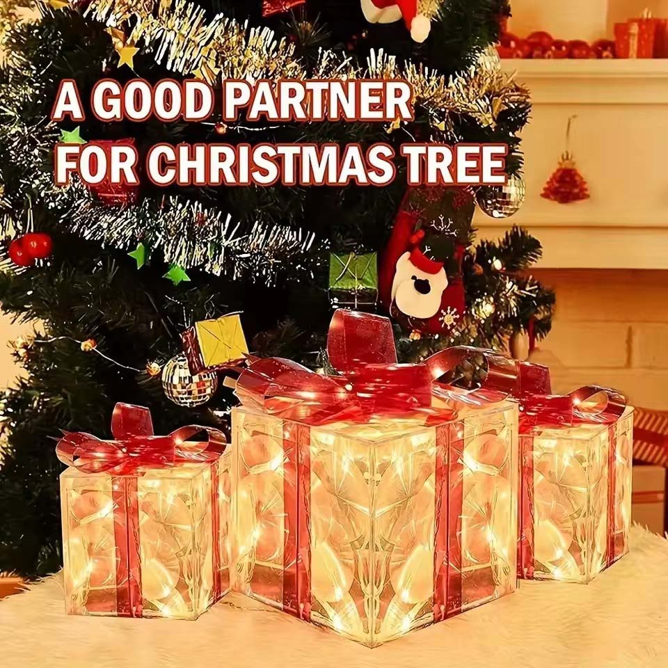 Decoração de Natal 2026: Caixa - Xmas Outdoor Lighting Decorations avaliação e preço