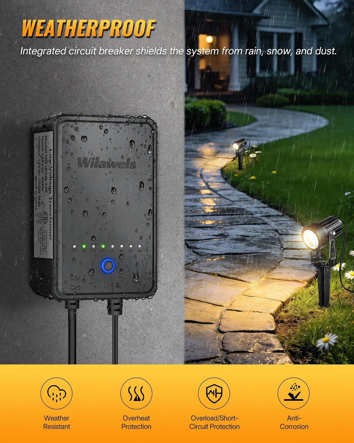 Kit de Iluminação LED para Pai - Outdoor Lighting Kit With Transformer avaliação e preço