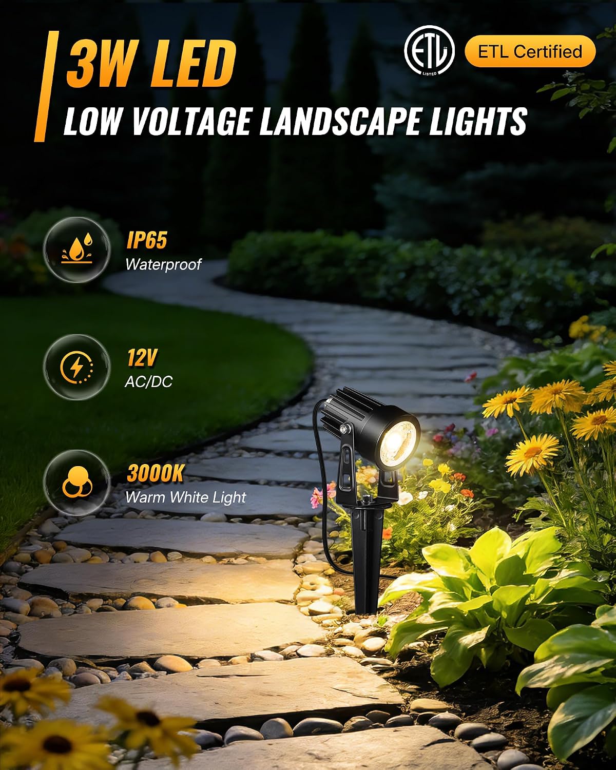 Kit de Iluminação LED para Pai - Outdoor Lighting Kit With Transformer avaliação e preço