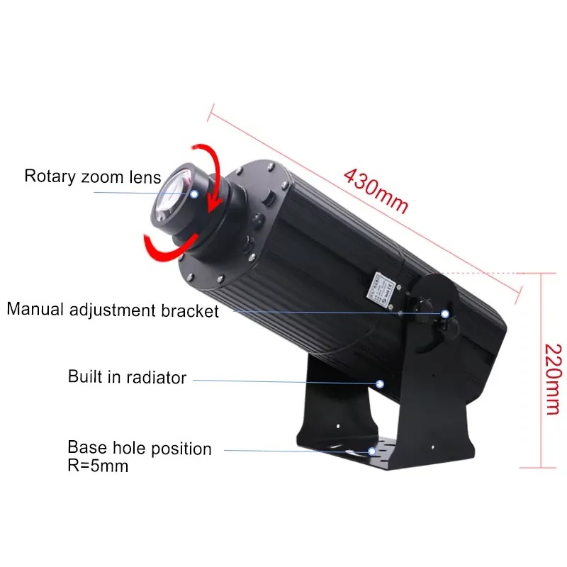 Projetor Gobo Yufan 200w para  - Outdoor Lighting Logo avaliação e preço
