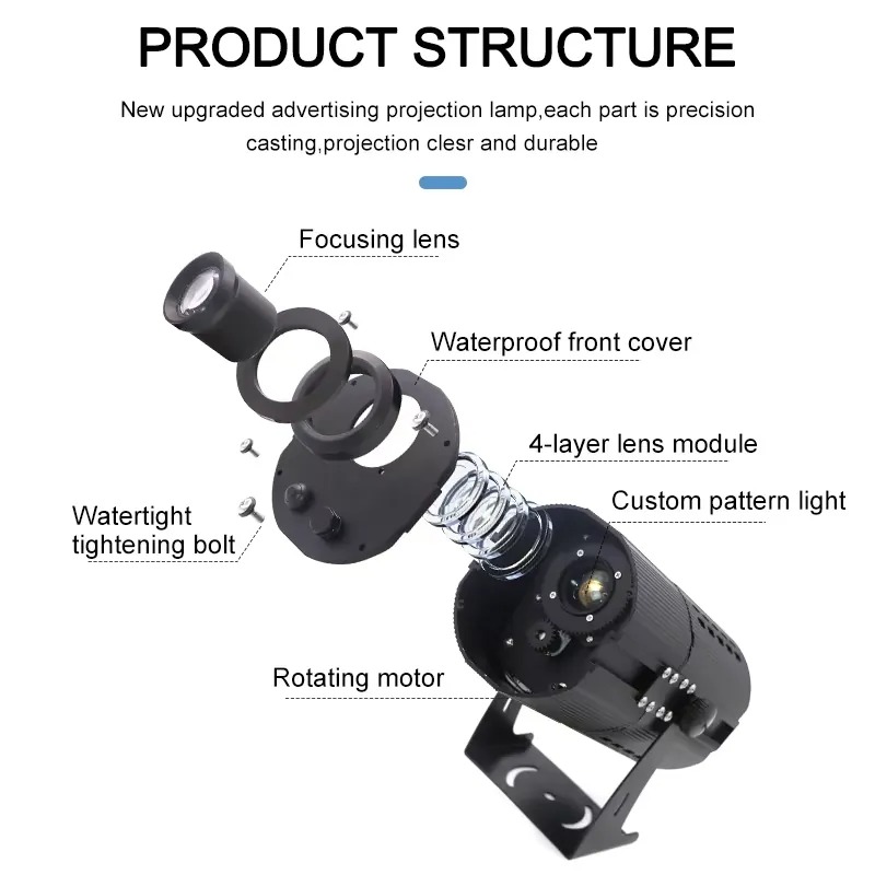Projetor Gobo Yufan 200w para  - Outdoor Lighting Logo avaliação e preço