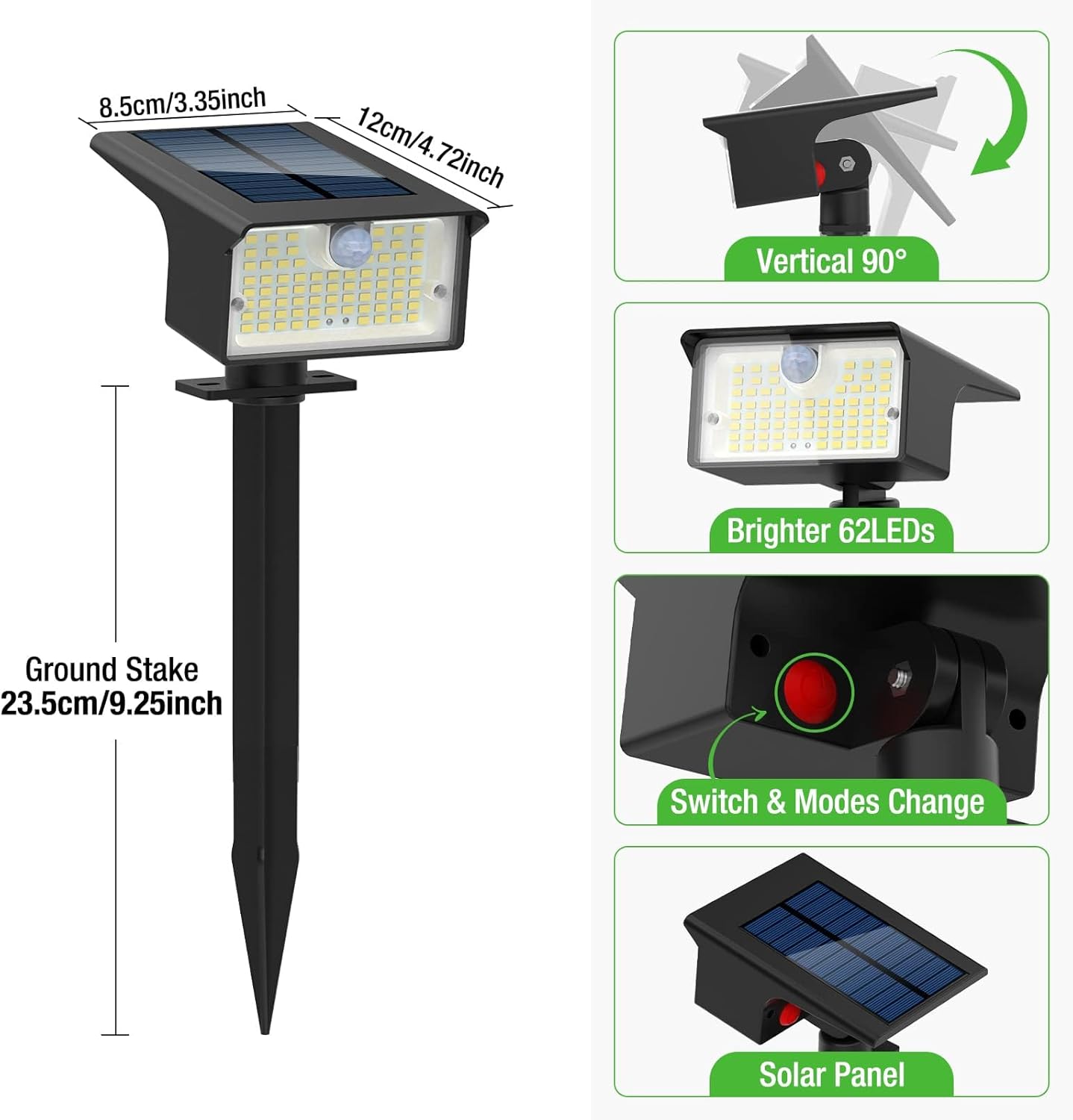 Luzes solares com sensor de mo - Solar Wall Sconce avaliação e preço