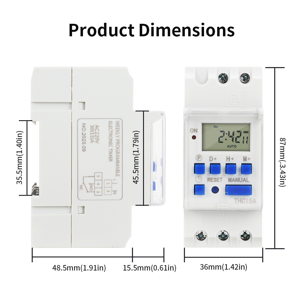 Interruptor temporizador tnce  - Outdoor Lighting Timer Switch avaliação e preço